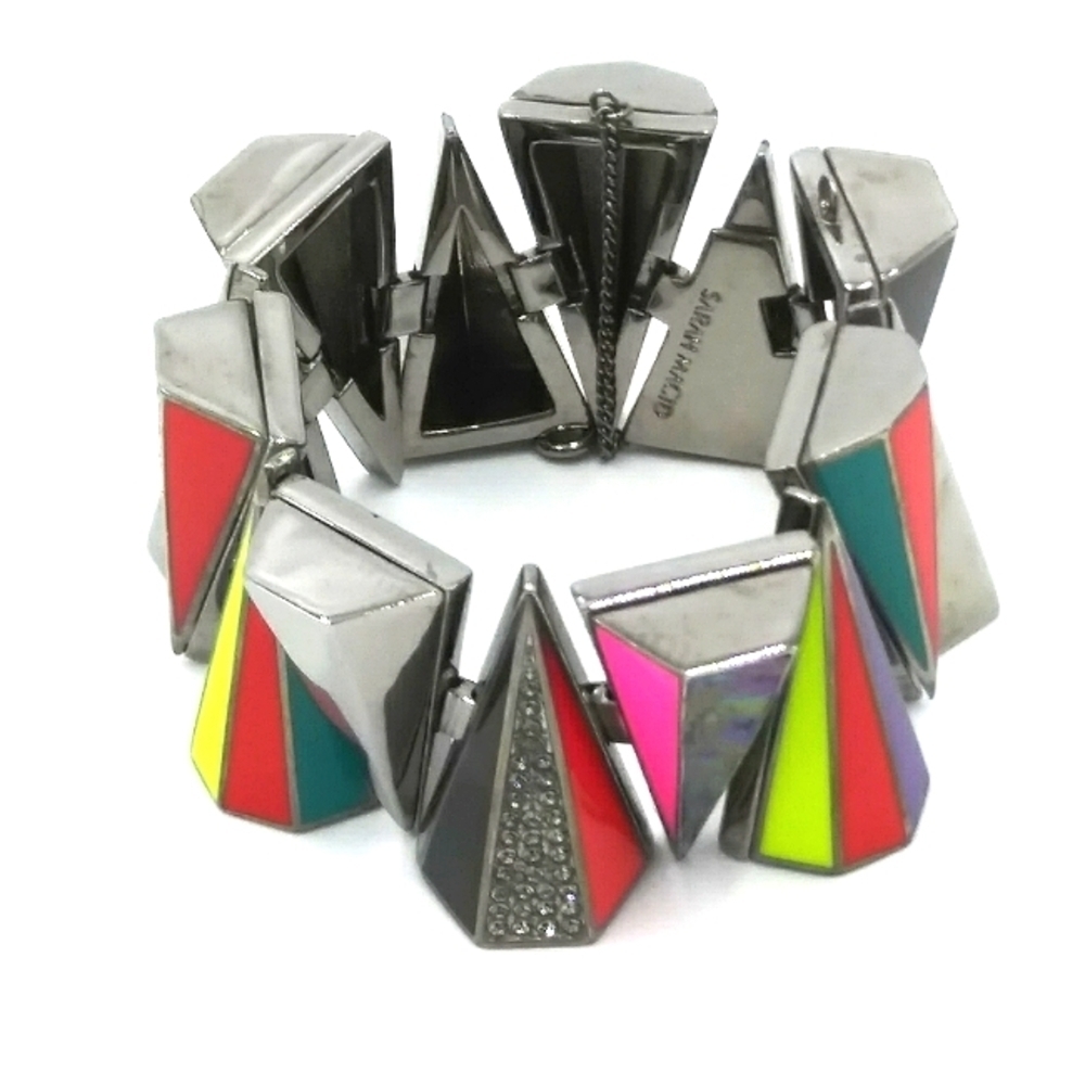 Rare Sarah Magid Cone Crystal Bracelet